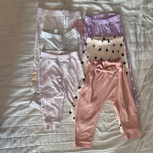 Carter's Kids Leggings Set - Pink, Purple, White, Gray